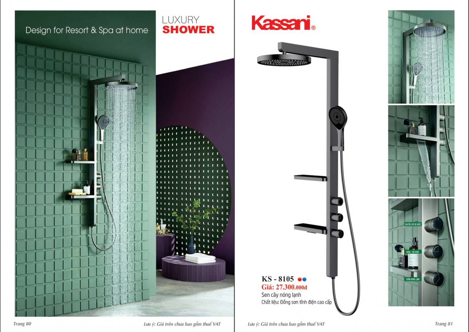 Thiết bị vệ sinh KASSANI Catalogue và bảng giá mới nhất 2024 /Page 41